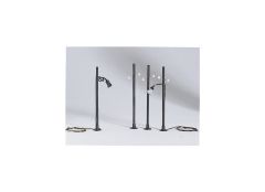 55750 1/87 WOODEN MAST W LİGHT