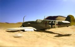 Mistercraft C088 1/72 BF-109G-4/trop (Shiess) Savaş Uçağı Demonte Plastik Maketi