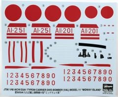 Hasegawa JT56 19156 1/48 Ölçek Aichi D3A1 Type 99 Carrier Dive Bomber Savaş Uçağı Plastik Model Kiti