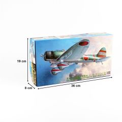 Hasegawa JT56 19156 1/48 Ölçek Aichi D3A1 Type 99 Carrier Dive Bomber Savaş Uçağı Plastik Model Kiti