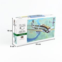 Hasegawa JT80 19180 1/48 Ölçek Nakajima Ki43-I Hayabus (OSCAR) Savaş Uçağı Plastik Model Kiti