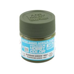 Gunze H511 10 ml. Russian Green (4BO), Aqueous Serisi Maket Boyası