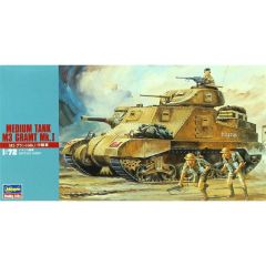 Hasegawa MT5 31105 1/72 Ölçek M3 Grant Mk.I Orta Tank Plastik Model Kiti